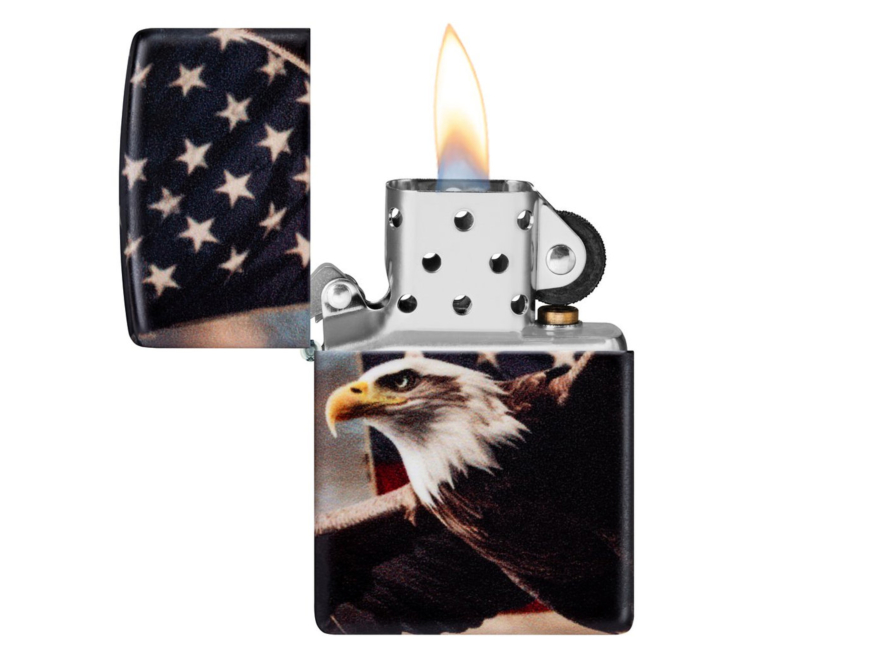 Zippo-Lighter Bald Eagle USA Flagproduct image #2